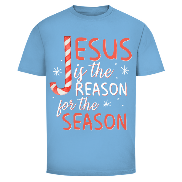 Herren T-Shirt jesus is the reason for the season