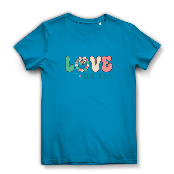 Damen Bio T-Shirt love like jesus