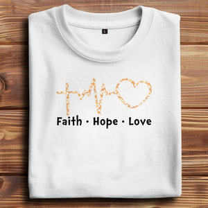 Oversize T-Shirt faith hope love