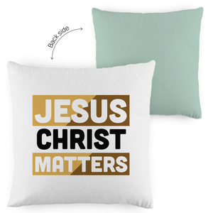 Kopfkissen zweifarbig jesus christ matters