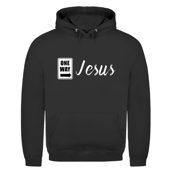 Herren Hoodie one way jesus