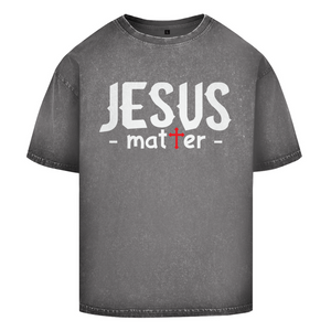 Oversize Washed T-Shirt jesus matter