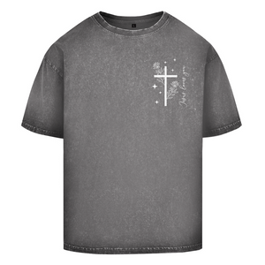 Oversize Washed T-Shirt jesus loves you