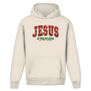 Oversize Hoodie Ohne Kordel jesus is the reason for the season