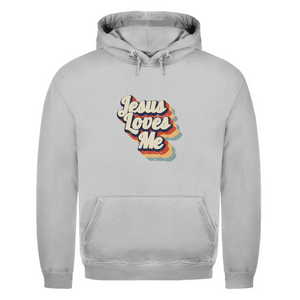 Herren Hoodie jesus loves me