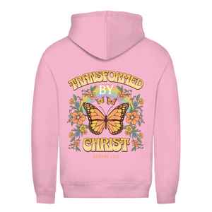 Damen Hoodie transformed by christ romans 12:2