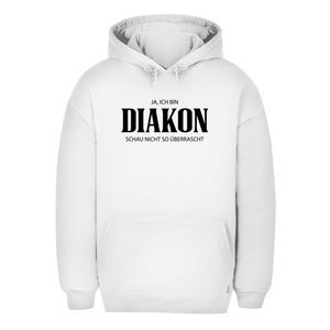 Unisex Oversize Hoodie ja ich bin diakon