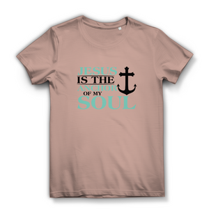 Damen Bio T-Shirt jesus is the anchor of my soul segeln