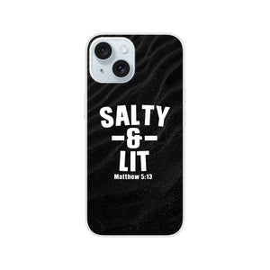 salty and lit matthew 5:13 iPhone-Hülle