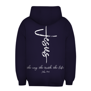 Unisex Oversize Hoodie the way the truth the life john 14:6