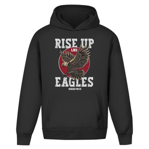 Oversize Hoodie Ohne Kordel rise up like eagles isaiah 40:31