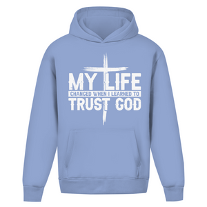 Oversize Hoodie Ohne Kordel when i learned to trust god