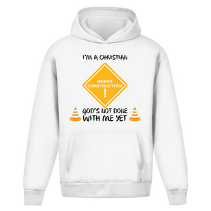 Oversize Hoodie Ohne Kordel christian under construction