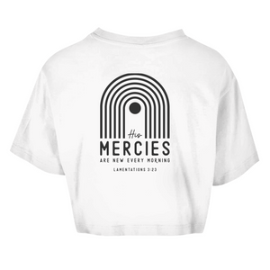 Damen Oversize Crop Top his marcies lamentations 3:23