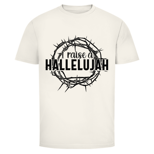 Herren T-Shirt i raise a hallelujah dornenkrone