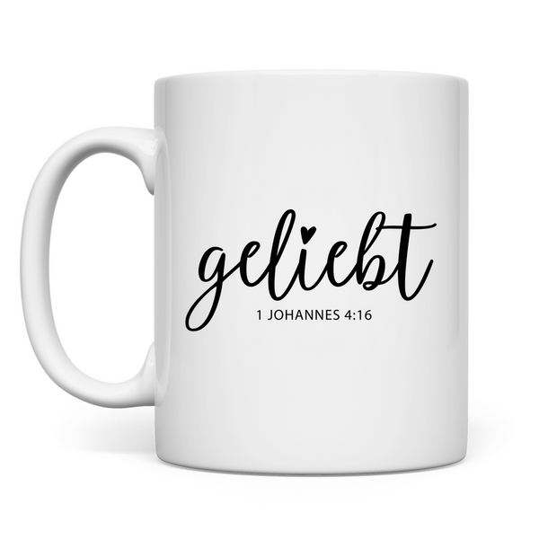 Tasse geliebt 1 johannes 4:16