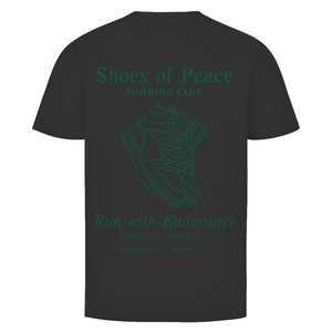 Herren T-Shirt run with endurance hebrews 12:1