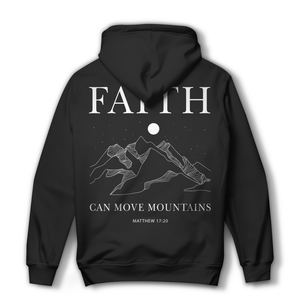 Damen Hoodie faith minimalistisch matthew 17:20