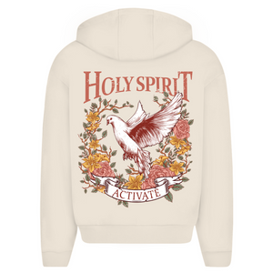 Oversize Zipper Hoodie holy spirit activate