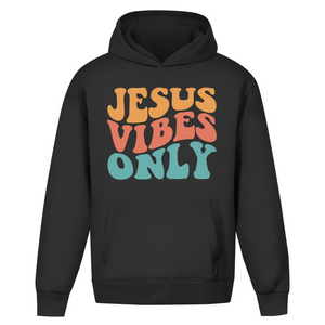 Oversize Hoodie Ohne Kordel jesus vibes only
