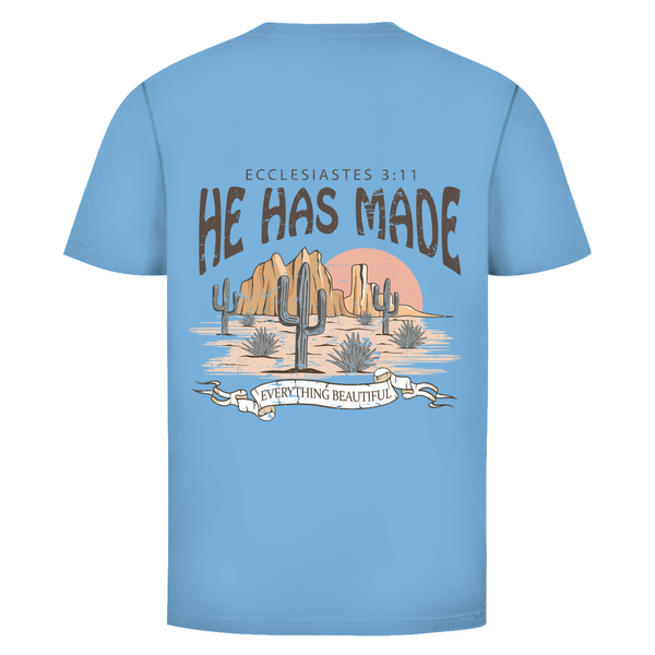 Herren T-Shirt everything beautiful ecclesiastes 3:11