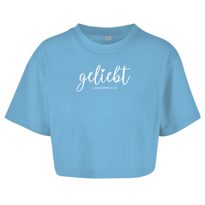 Damen Oversize Crop Top geliebt