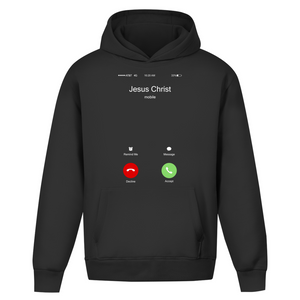 Oversize Hoodie Ohne Kordel jesus christ is calling