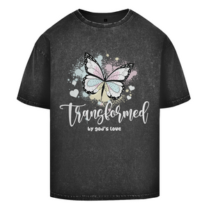 Oversize Washed T-Shirt transformed by gods love