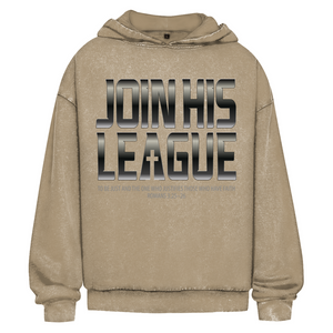 Oversize Washed Hoodie join his league romans 3:25-26