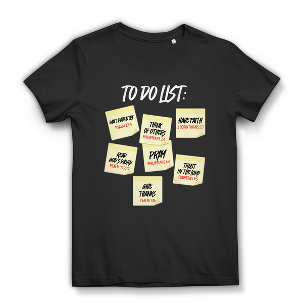 Damen Bio T-Shirt to do list