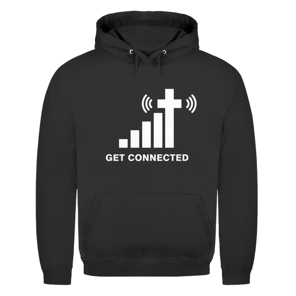 Herren Hoodie get connected