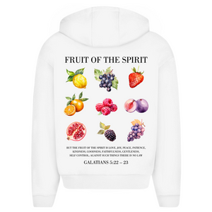 Oversize Zipper Hoodie fruit of the spirit galatians 5:22-23