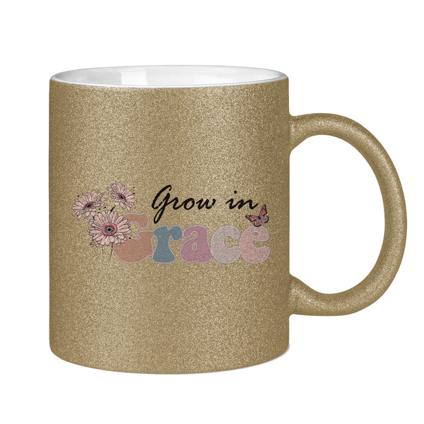 Glitzertasse grow in grace