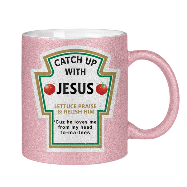 Glitzertasse catch up with jesus