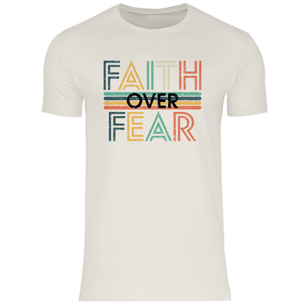 Herren T-Shirt faith over fear