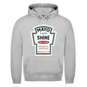 Herren Hoodie mayo light shine matthew 5:16