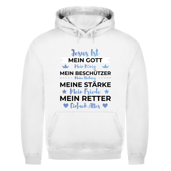 Herren Hoodie jesus ist mein gott