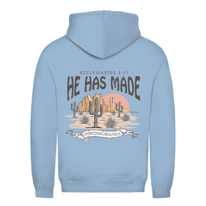 Damen Hoodie everything beautiful ecclesiastes 3:11