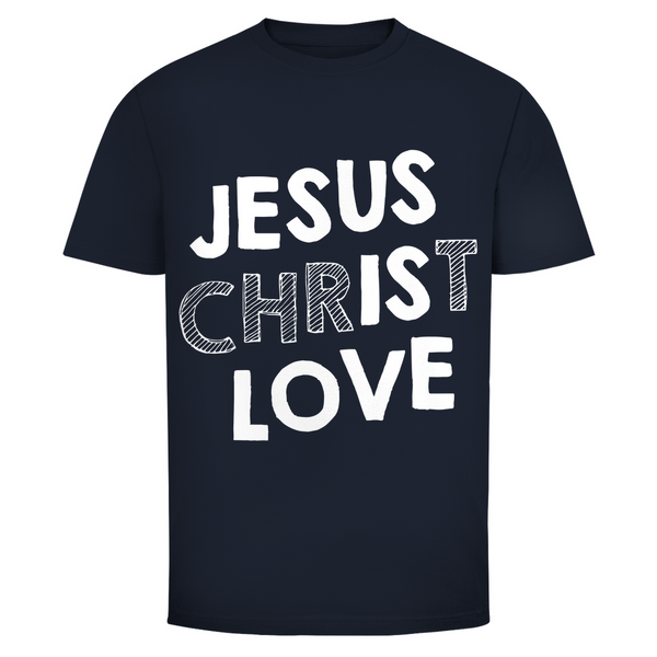 Herren T-Shirt jesus christ love