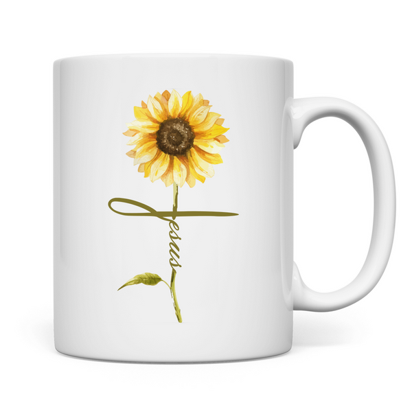 Tasse jesus sonnenblume