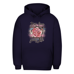 Unisex Oversize Hoodie his love gives life
