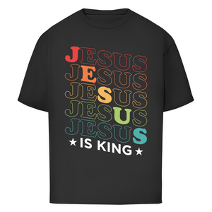 Oversize T-Shirt jesus is king retro