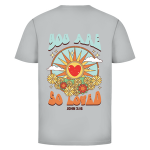 Herren T-Shirt you are so loved john 3:16