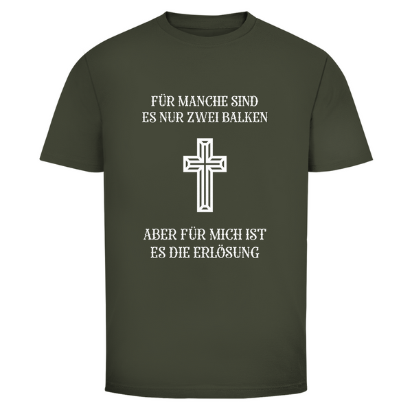 Herren T-Shirt für mich es die erlösung