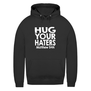 Damen Hoodie hug your haters matthew 5:44