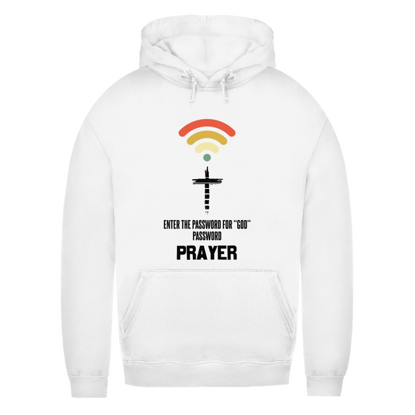 Damen Hoodie enter the password for god