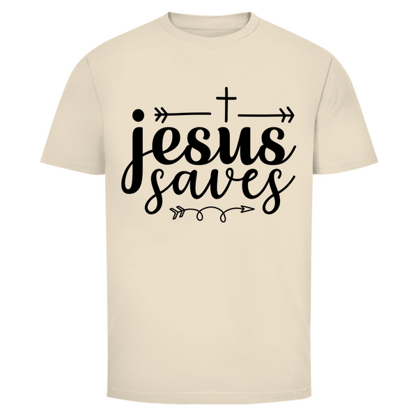 Herren T-Shirt jesus saves