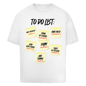 Oversize T-Shirt to do list