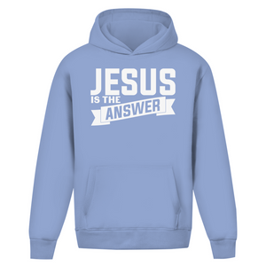 Oversize Hoodie Ohne Kordel jesus is the answer