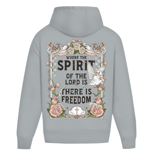 Oversize Hoodie Ohne Kordel where the spirit of the lord